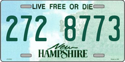 NH license plate 2728773