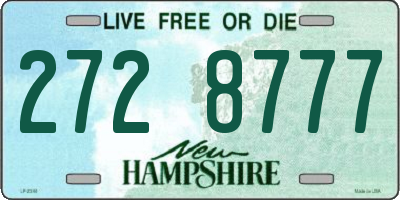 NH license plate 2728777