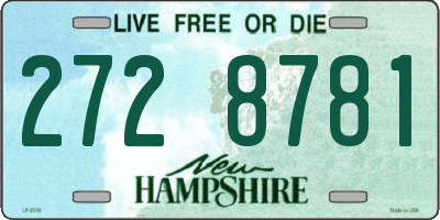 NH license plate 2728781