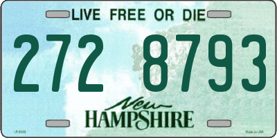 NH license plate 2728793