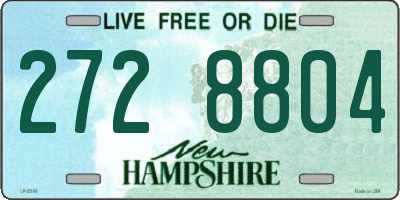 NH license plate 2728804