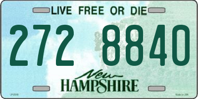 NH license plate 2728840