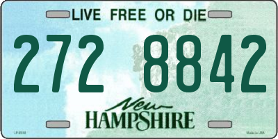 NH license plate 2728842