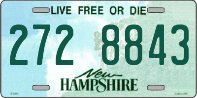 NH license plate 2728843