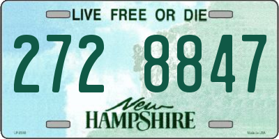 NH license plate 2728847