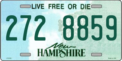 NH license plate 2728859