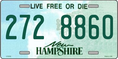 NH license plate 2728860