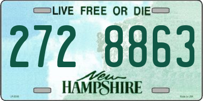 NH license plate 2728863