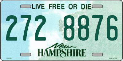 NH license plate 2728876