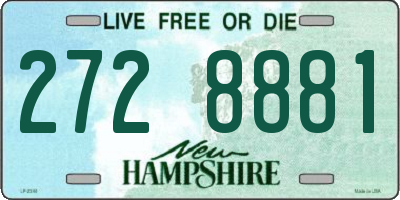 NH license plate 2728881