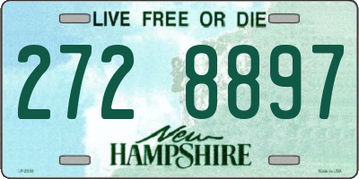 NH license plate 2728897