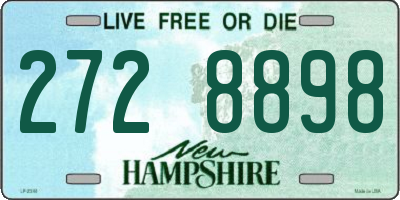 NH license plate 2728898