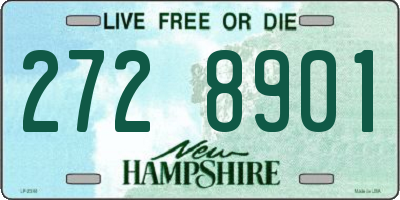 NH license plate 2728901