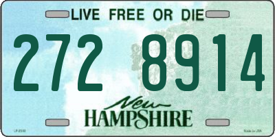 NH license plate 2728914