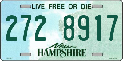 NH license plate 2728917