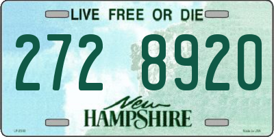 NH license plate 2728920