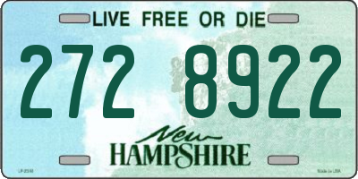 NH license plate 2728922
