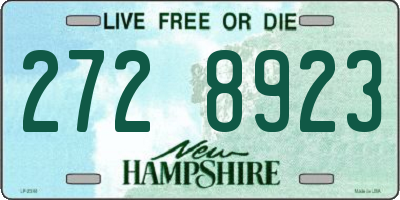 NH license plate 2728923