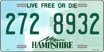 NH license plate 2728932
