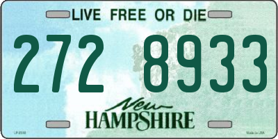 NH license plate 2728933