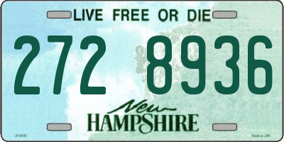 NH license plate 2728936