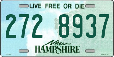 NH license plate 2728937