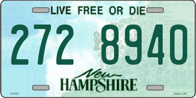 NH license plate 2728940