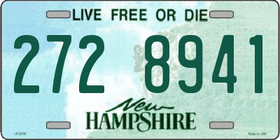 NH license plate 2728941