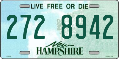 NH license plate 2728942