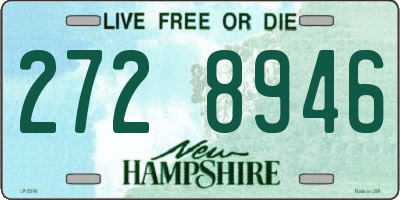 NH license plate 2728946