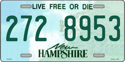 NH license plate 2728953