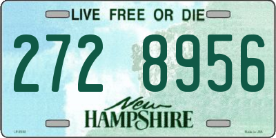 NH license plate 2728956