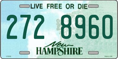 NH license plate 2728960