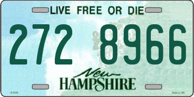 NH license plate 2728966