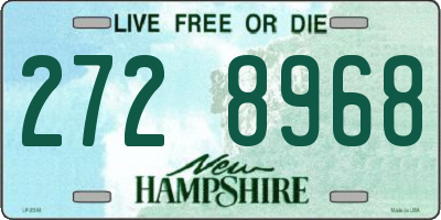 NH license plate 2728968