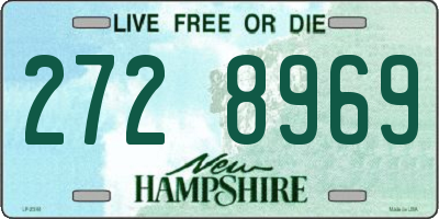 NH license plate 2728969