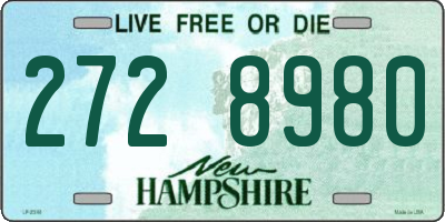 NH license plate 2728980
