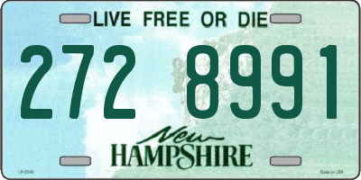 NH license plate 2728991