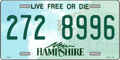 NH license plate 2728996