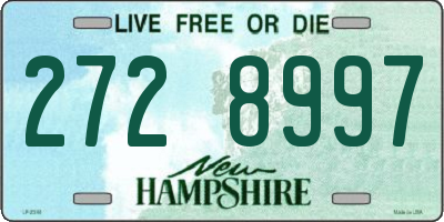 NH license plate 2728997