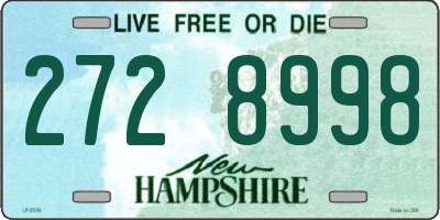NH license plate 2728998