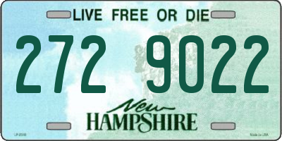 NH license plate 2729022