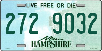 NH license plate 2729032