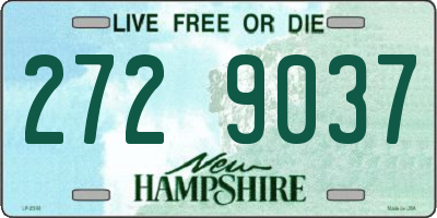 NH license plate 2729037