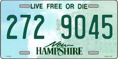 NH license plate 2729045
