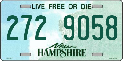 NH license plate 2729058