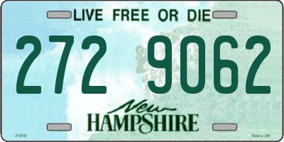 NH license plate 2729062