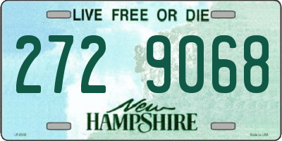 NH license plate 2729068