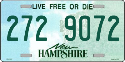 NH license plate 2729072