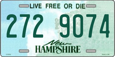 NH license plate 2729074